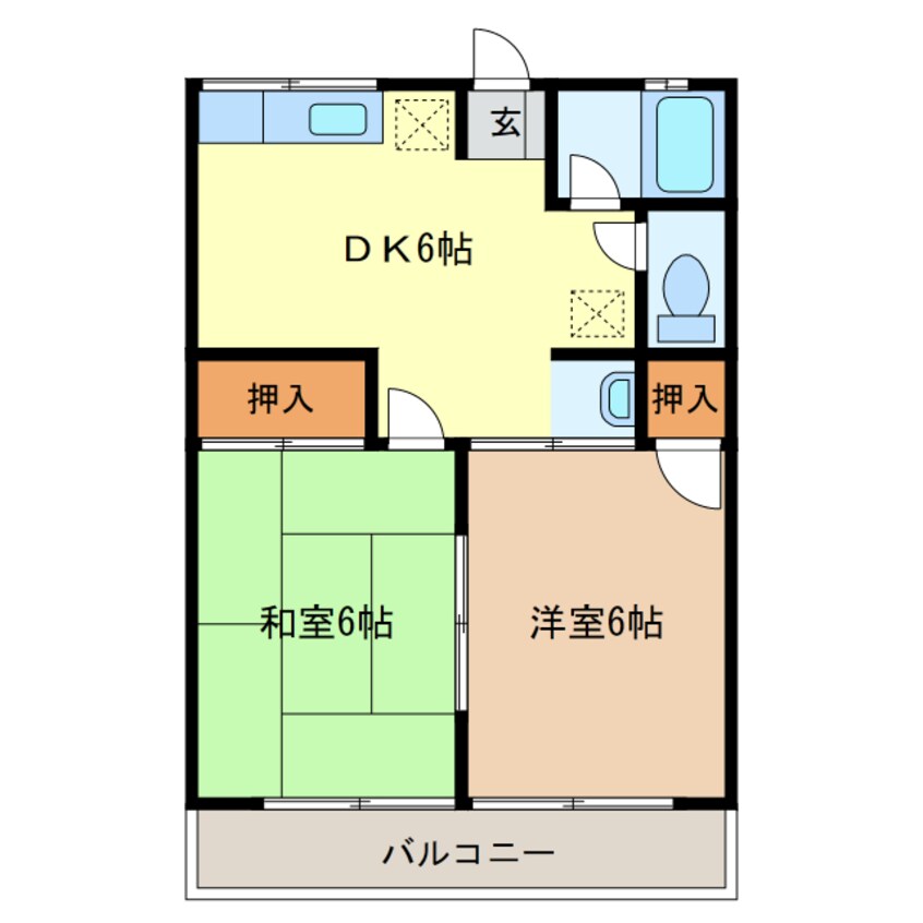 間取図 メゾンド・ユー