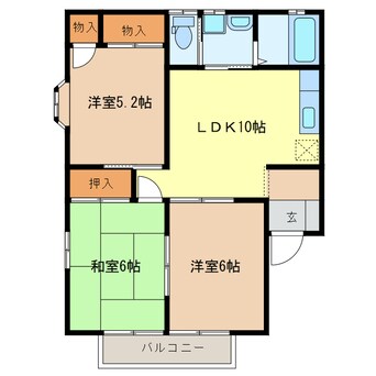 間取図 アメニティライフ2棟