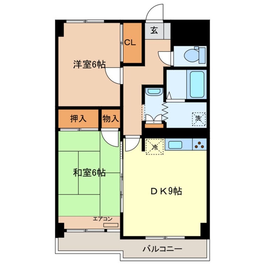 間取図 ラフェスタ足利本城