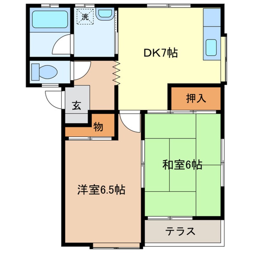 間取図 石川アパート2