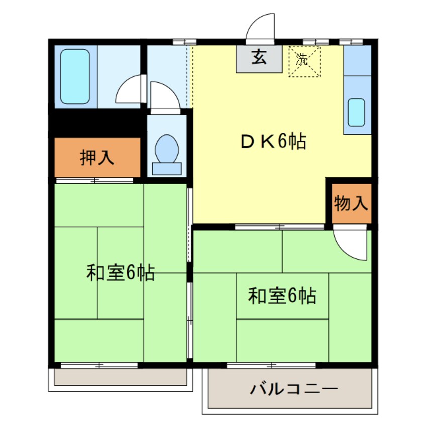 間取図 沼田アパート