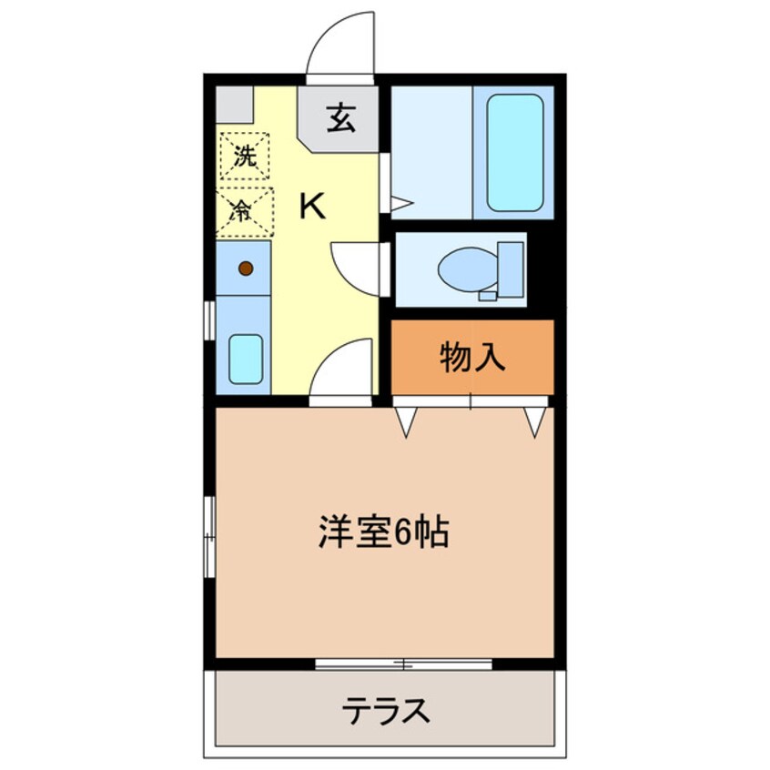 間取図 ヒルサイドコート