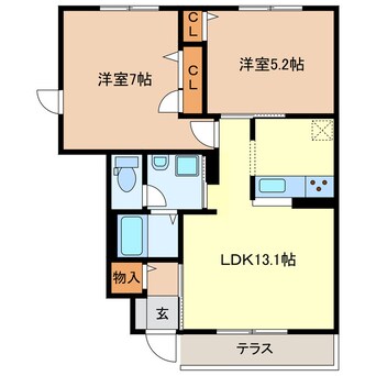 間取図 ロワジール