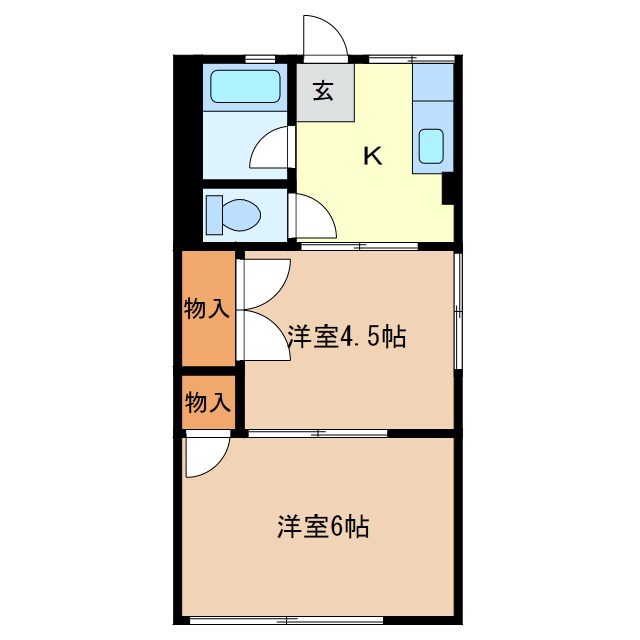 間取り図 シティハイム　ラブリーハイツ