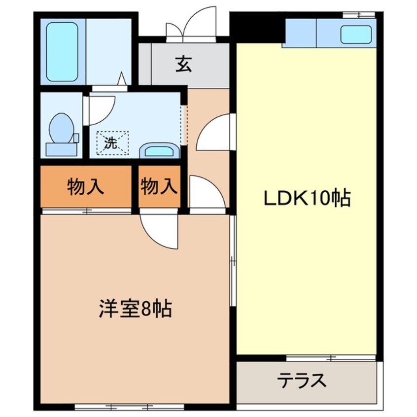 間取図 エスポワールMITA