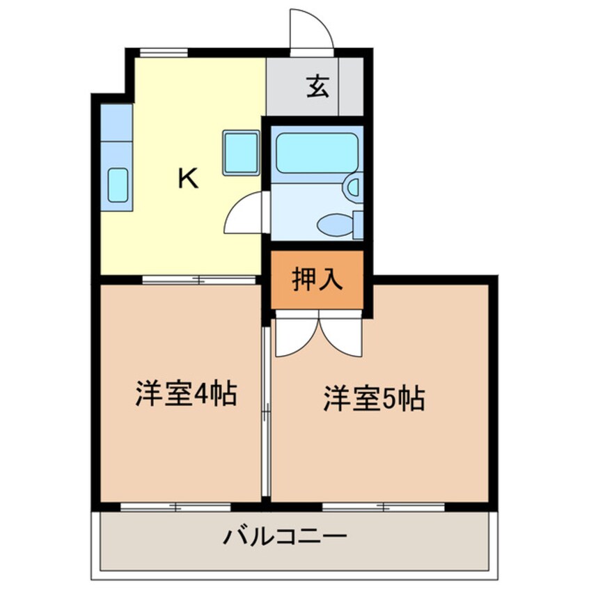 間取図 柳原レジデンス＊