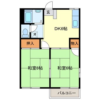 間取図 今福ファミール