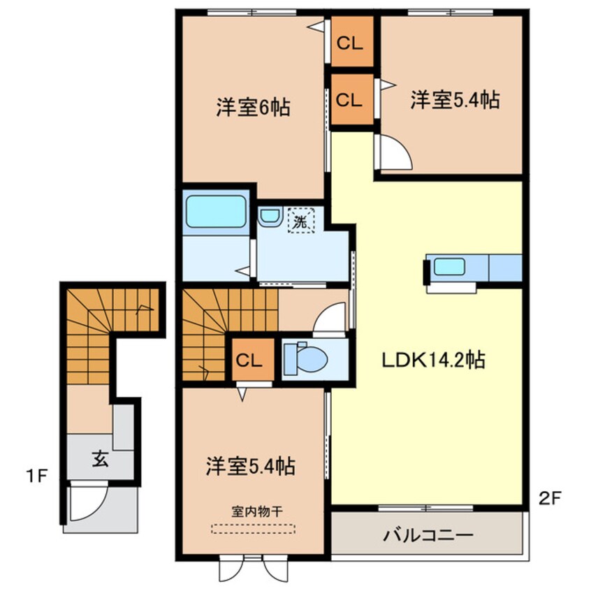 間取図 プロスパー板橋