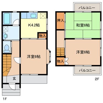 間取図 ピアタウン毛野2