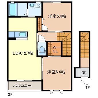 間取図 メゾン・ド・ソレイユ千歳