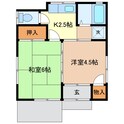 石川アパート（大前町の貸家）の間取図