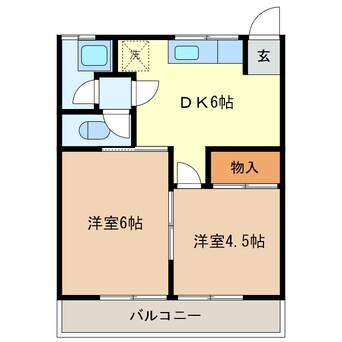 間取図 あたごハイツ