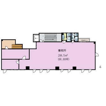 間取図 アンタレスビル