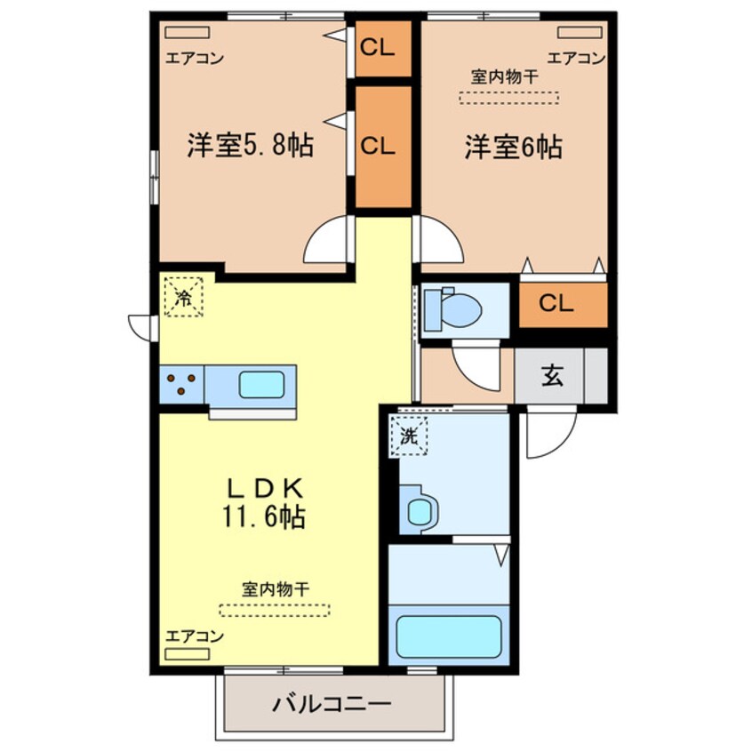 間取図 ★Rapport「ラポール」