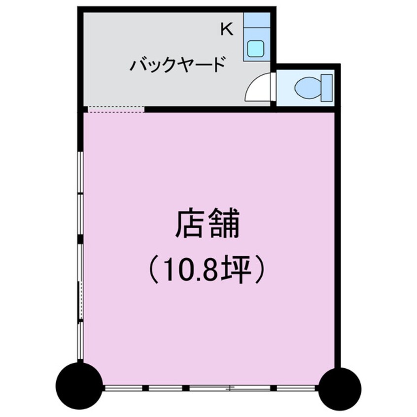 間取図 ラフェスタ足利本城テナント