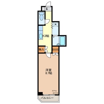 間取図 レジデンスシュドー