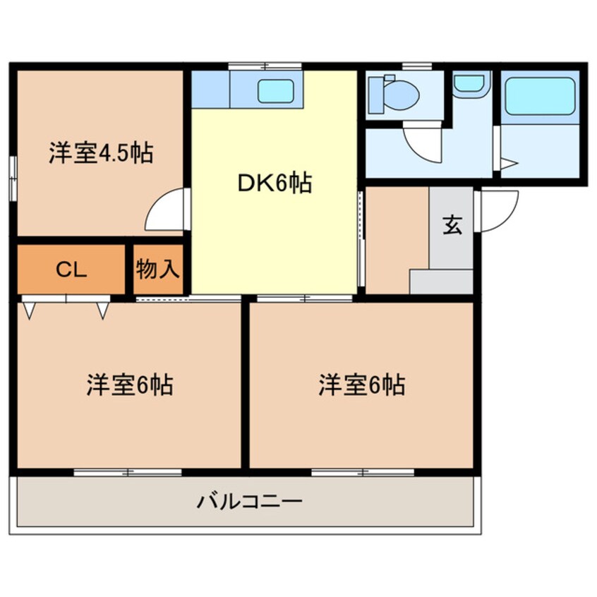 間取図 メゾンミラージュ