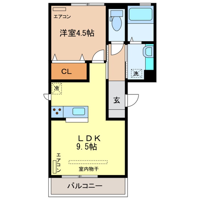 間取図 ★Trefle「トレフル」