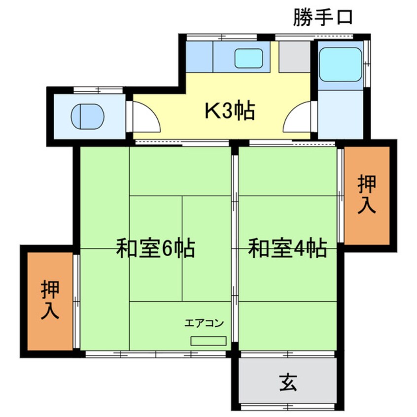 間取図 石川長屋（大前町）