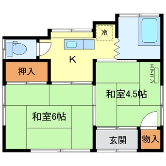 間取図 青木方貸家2