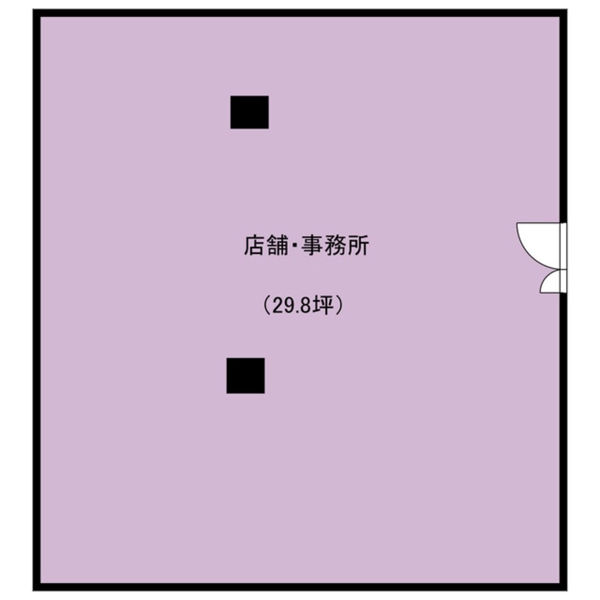 間取図 ハマダ貸フロア