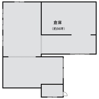 間取図 田中町貸倉庫IN