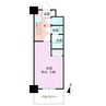 BUENA笹口弐番館 1Kの間取り