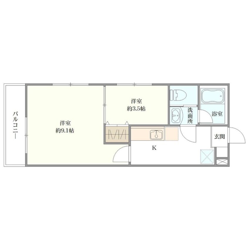 間取図 ユートピア三愛東堀