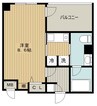 BUENA西堀通5番町 1Kの間取り