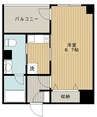 BUENA西堀通5番町 1Kの間取り