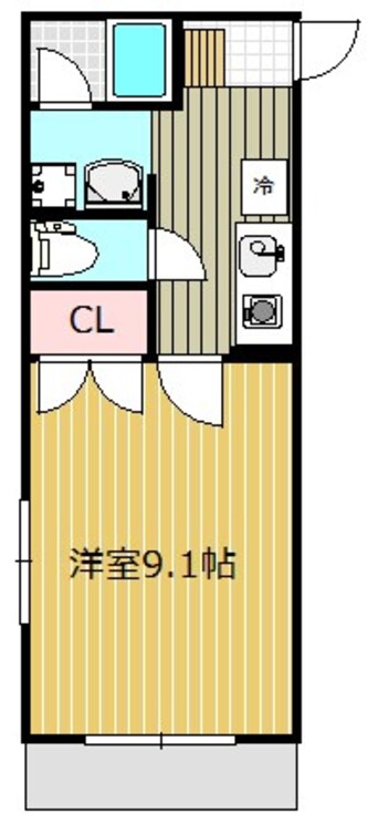 間取図 BUENA学校町通り2番町