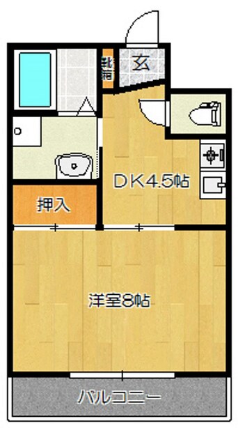 間取図 ユートピア三愛新島