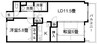 ヴィエンナーレ2000 2LDKの間取り