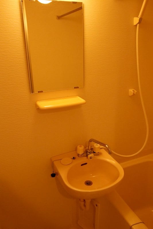 鏡付きなので、身だしなみチェックは問題なし！ ウイロー東出来島