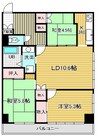 グランディール紫竹山 3LDKの間取り