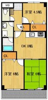 パープルマウンテン 3DKの間取り