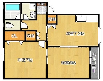 間取図 ピュア女池A棟