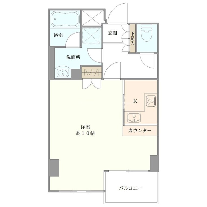 間取図 リバーサイド新潟