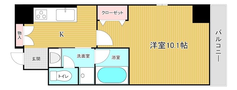 間取り図 BUENA万代1丁目