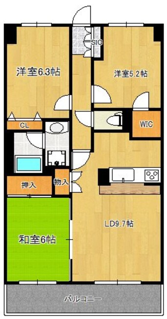間取図 楠風イルミナ