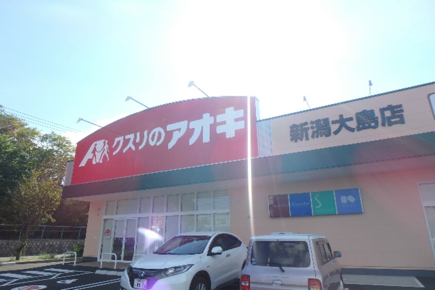 ｸｽﾘのｱｵｷ 新潟大島店(ドラッグストア)まで612m 楠風イルミナ