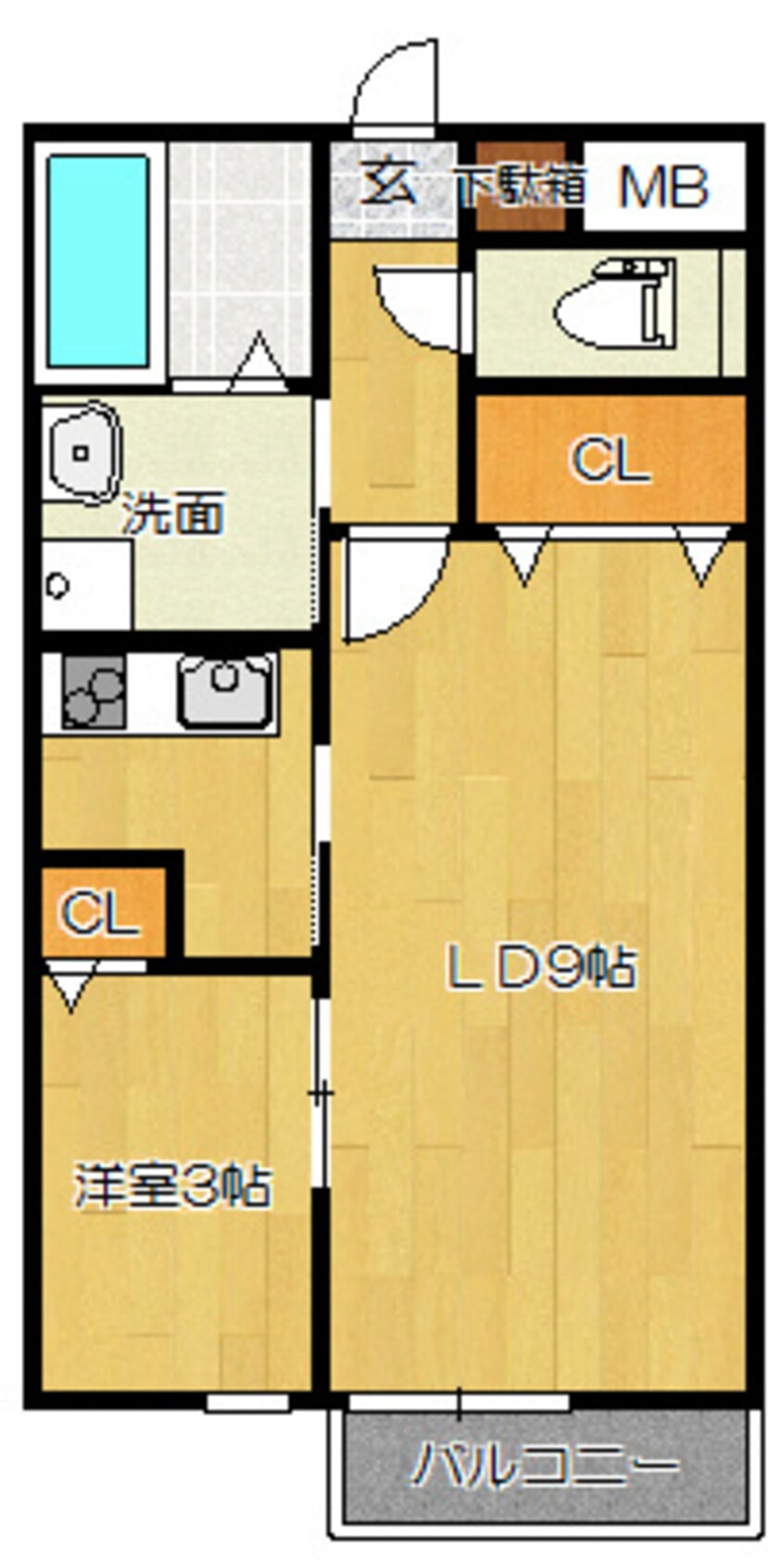 間取図 プレイス関新