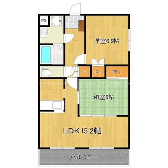 間取図 コンドミニアムリベロ坂井