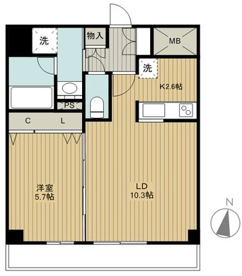 間取図 BUENA米山3丁目