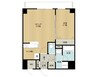 BUENA上大川前通4 1LDKの間取り
