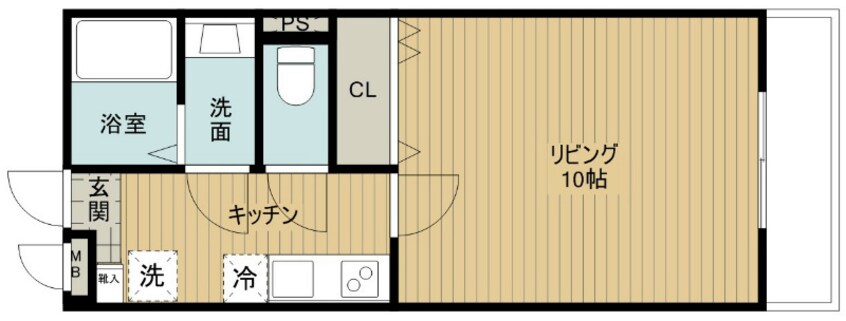 間取図 Mond女池上山