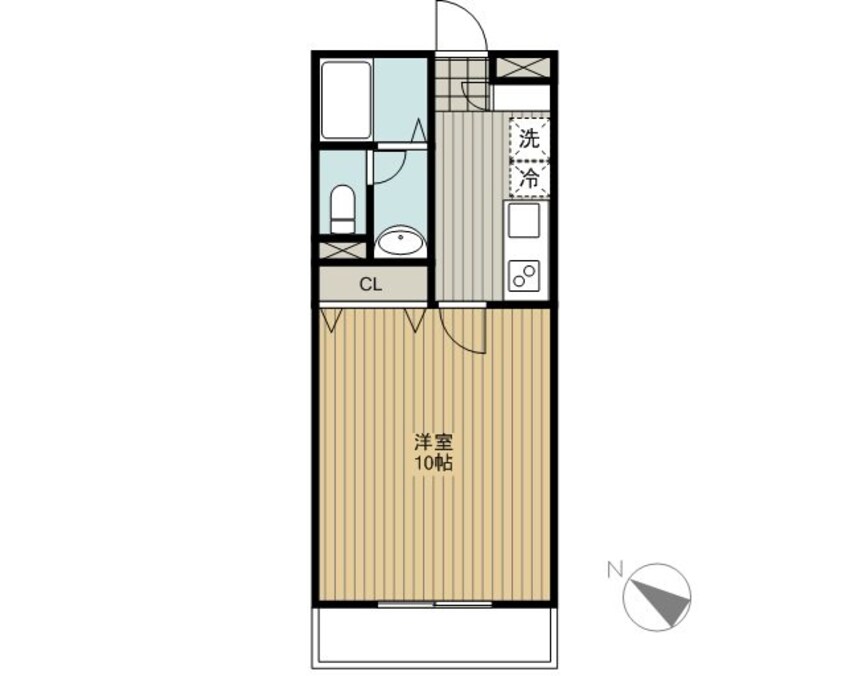 間取図 プレイス学校町