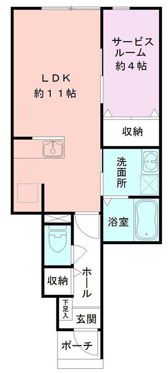 間取図 レジデンス堀之内南