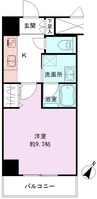 BUENA明石通 1Kの間取り