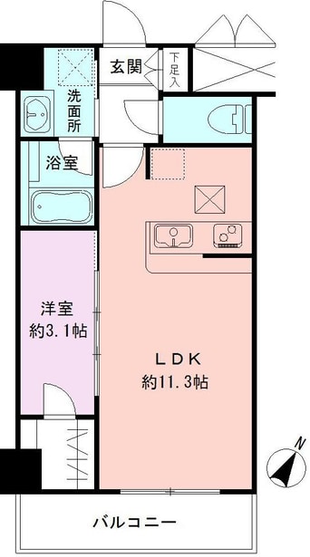 間取図 BUENA明石通